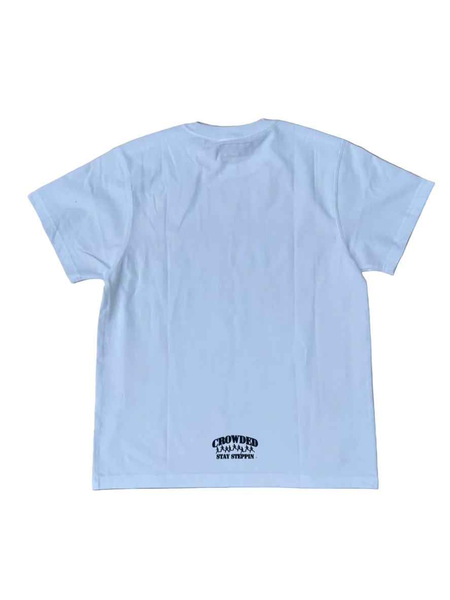 STAY STEPPIN TEE "NAVY"