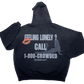 1-800-CROWDED WASHED BLACK
